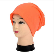 Load image into Gallery viewer, Slouch Warm Hat Festival Unisex Turban Cap Solid Color