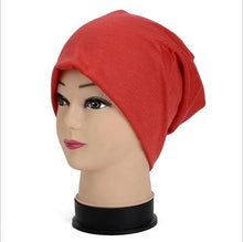 Load image into Gallery viewer, Slouch Warm Hat Festival Unisex Turban Cap Solid Color