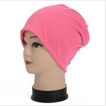 Load image into Gallery viewer, Slouch Warm Hat Festival Unisex Turban Cap Solid Color