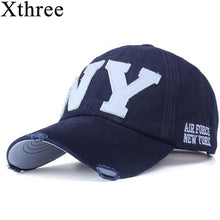 Load image into Gallery viewer, Xthree unisex fashion cotton gorras ny baseball cap snapback hat