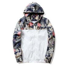 Load image into Gallery viewer, Floral Jacket 2019 Autumn Mens Hooded Jackets