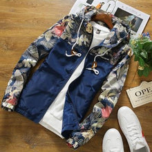 Load image into Gallery viewer, Floral Jacket 2019 Autumn Mens Hooded Jackets