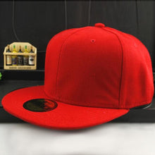 Load image into Gallery viewer, Fashion Adjustable Men Women Baseball Cap Solid Hip-Hop Snapback Flat Hat Visor