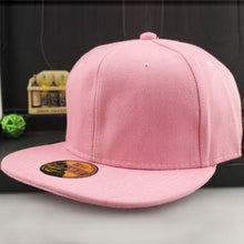 Load image into Gallery viewer, Fashion Adjustable Men Women Baseball Cap Solid Hip-Hop Snapback Flat Hat Visor