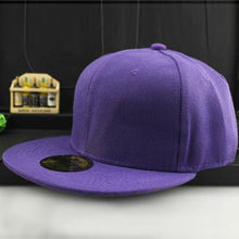 Load image into Gallery viewer, Fashion Adjustable Men Women Baseball Cap Solid Hip-Hop Snapback Flat Hat Visor