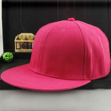 Load image into Gallery viewer, Fashion Adjustable Men Women Baseball Cap Solid Hip-Hop Snapback Flat Hat Visor