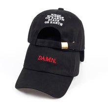 Load image into Gallery viewer, wine red kendrick lamar damn cap unstructured dad hat