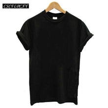 Load image into Gallery viewer, Summer Tee Shirt Women Solid Color Casual
