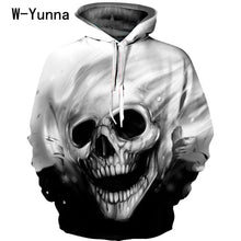 Load image into Gallery viewer, Newest Skull Print 3D Hooded