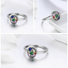 Load image into Gallery viewer, WOSTU 2018 New Fashion 925 Sterling Silver Easter Egg  Finger Rings