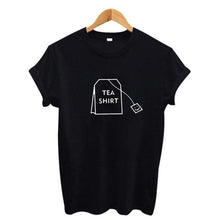 Load image into Gallery viewer, Soatrld Humor Tea Print T Shirt For Women