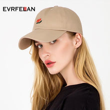Load image into Gallery viewer, Flower Summer Embroidery Curved Spring Snapback Caps
