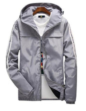 Load image into Gallery viewer, yizlo jacket windbreaker men women jaqueta masculina striped college jackets