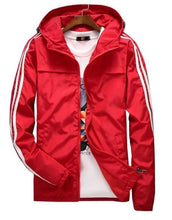 Load image into Gallery viewer, yizlo jacket windbreaker men women jaqueta masculina striped college jackets