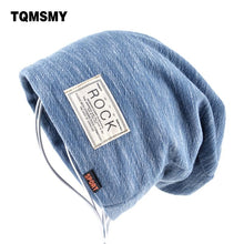 Load image into Gallery viewer, Winter beanies men hats Rock logo Casual Cap