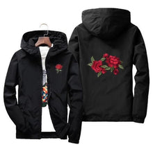 Load image into Gallery viewer, men women jacket windbreaker rose jackets