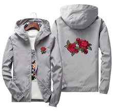 Load image into Gallery viewer, men women jacket windbreaker rose jackets