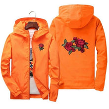 Load image into Gallery viewer, men women jacket windbreaker rose jackets