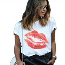 Load image into Gallery viewer, Summer Tee Shirt Women Solid Color Casual
