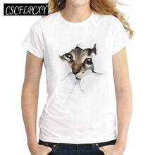 Load image into Gallery viewer, Summer Tee Shirt Women Solid Color Casual