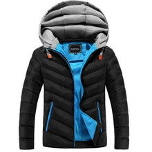 Load image into Gallery viewer, Winter Jacket Men Hat Detachable Warm Coat