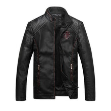 Load image into Gallery viewer, Men Leather Suede Jacket