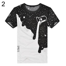 Load image into Gallery viewer, Milk Poured Pattern Inverted Milk 3D T shirt