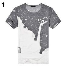 Load image into Gallery viewer, Milk Poured Pattern Inverted Milk 3D T shirt