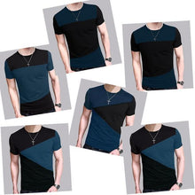 Load image into Gallery viewer, Mens T Shirt Slim Fit Crew Neck