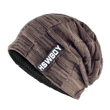 Load image into Gallery viewer, Winter Hat knitted wool beanies men Hip-Hop cap