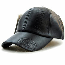 Load image into Gallery viewer, Xthree New fashion high quality fall winter men leather hat Cap