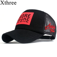 Load image into Gallery viewer, Xthree New Men's Baseball Cap Print Summer Mesh Cap