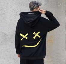 Load image into Gallery viewer, Men Hoodies Sweatshirts Smile Print Headwear Hoodie