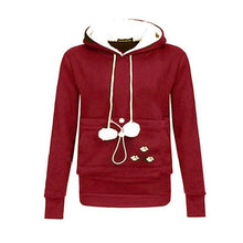 Load image into Gallery viewer, Cat Lovers Hoodie Kangaroo Dog Pet Paw Pullovers Cuddle Pouch Sweatshirt