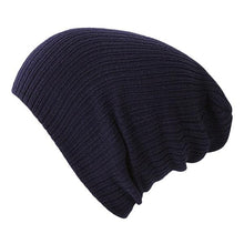 Load image into Gallery viewer, Soft Knitted Hat Female Men Cap Women's Cotton Beanies