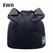 Load image into Gallery viewer, Ladies knitted beanie hat women winter cap
