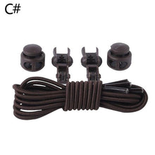 Load image into Gallery viewer, Pair No Tie Shoe Laces Elastic Lock Lace System