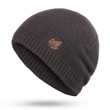 Load image into Gallery viewer, Winter Hat knitted wool beanies men Hip-Hop capTurban Caps