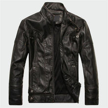 Load image into Gallery viewer, Mens Leather Jackets High Quality Classic Motorcycle Bike
