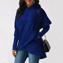 Load image into Gallery viewer, Women Letter Embroidered Pocket Hoodie