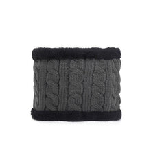 Load image into Gallery viewer, Gray Double-Layer Acrylic Velvet Beanie Hat Winter Warm