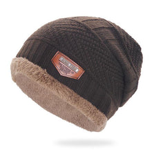 Load image into Gallery viewer, Gray Double-Layer Acrylic Velvet Beanie Hat Winter Warm