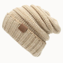 Load image into Gallery viewer, Pom Poms Winter Hat For Women Girl 'S Hat Knitted Beanies Cap