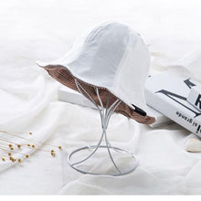 Load image into Gallery viewer, Summer girl cap double-sided sun Hat wild students solid color
