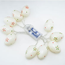 Load image into Gallery viewer, Color flower point Easter egg lamp string LED lights Decorative