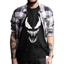 Load image into Gallery viewer, T Shirt Men Cool Comic Originality Black Cotton Venom