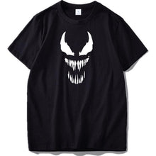 Load image into Gallery viewer, T Shirt Men Cool Comic Originality Black Cotton Venom
