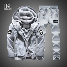 Load image into Gallery viewer, Winter Inner Fleece Hoodies Men 2019