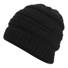 Load image into Gallery viewer, Ponytail Beanie Hat Women Winter Cap Soft Knit Crochet Hats