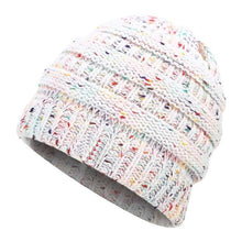 Load image into Gallery viewer, Ponytail Beanie Hat Women Winter Cap Soft Knit Crochet Hats